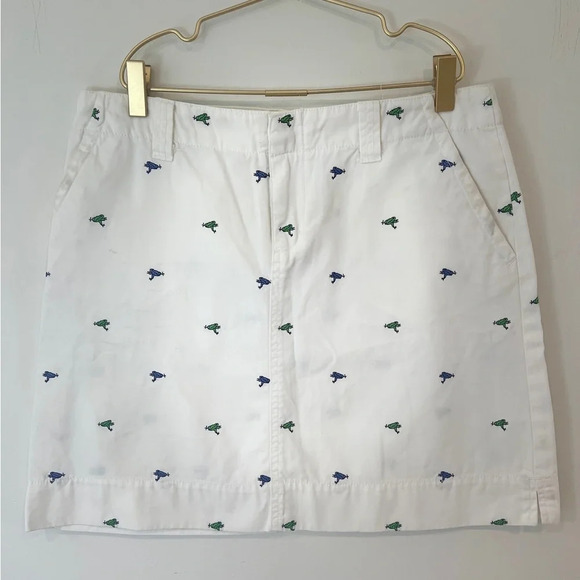 Lilly Pulitzer frog embroidered skirt size 6 - Picture 1 of 6